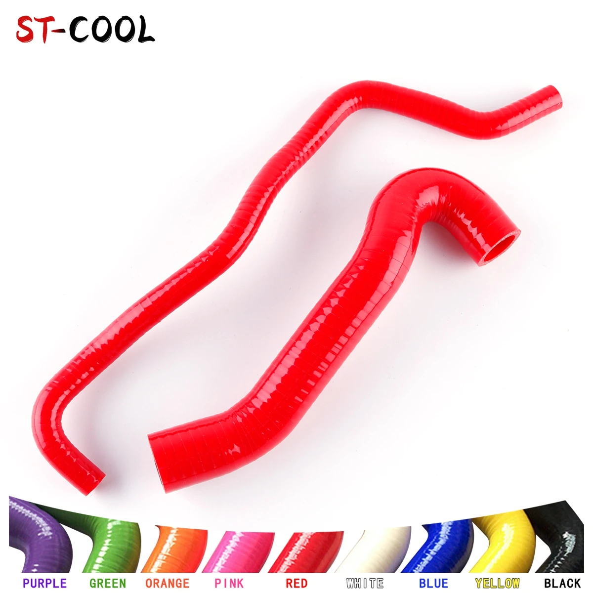 For Audi TT MK1 8N S3 A3 8L Seat Leon Cupra R 1.8T 225HP Boost Hoses Kit Silicone Tubes Pipes 2Pcs 10 Colors