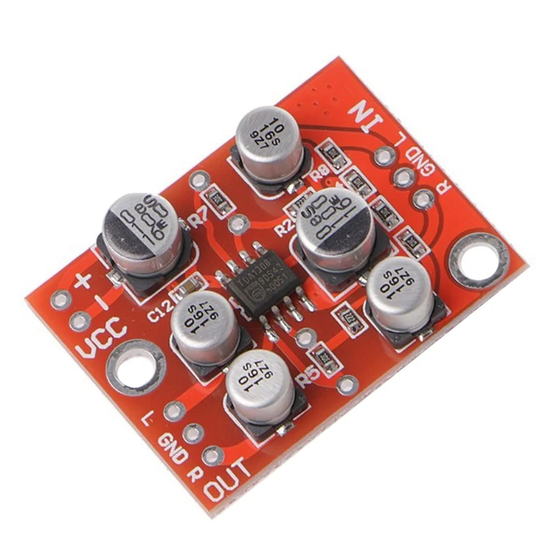 A93P 5 Buah DC 5V-15V AD828 Modul Preamplifier Preamp Stereo Modul AMP Modul Preamp Mikrofon