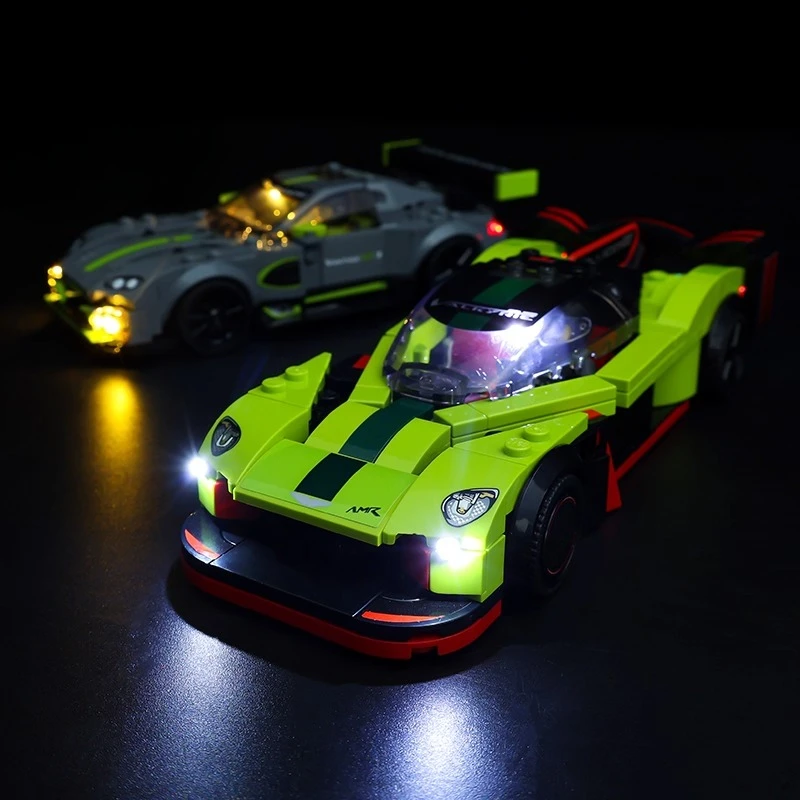 

No Model LED Lighting Set Suitable for LEGO Speed Champions Aston Martin Valkyrie AMR Pro and Aston Martin Vantage GT3 76910