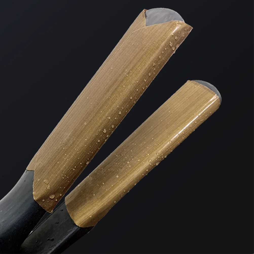 10 pçs isolamento térmico alisador de cabelo adesivo tecido vidro para curling ferro plano salão uso doméstico grosso ferramenta estilo cabelo