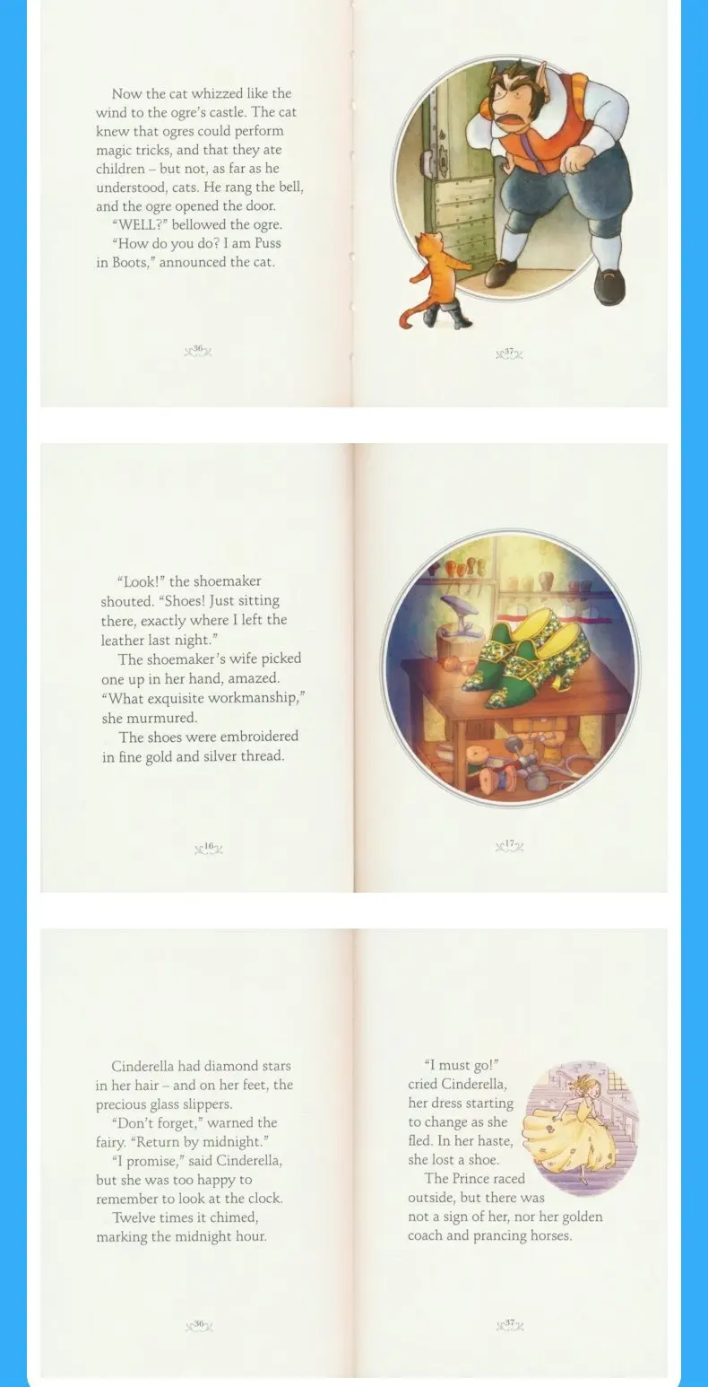 Usborne Fairy Tale Library Slipcase English Original Import Classic Bedtime Stories for Kids 5+