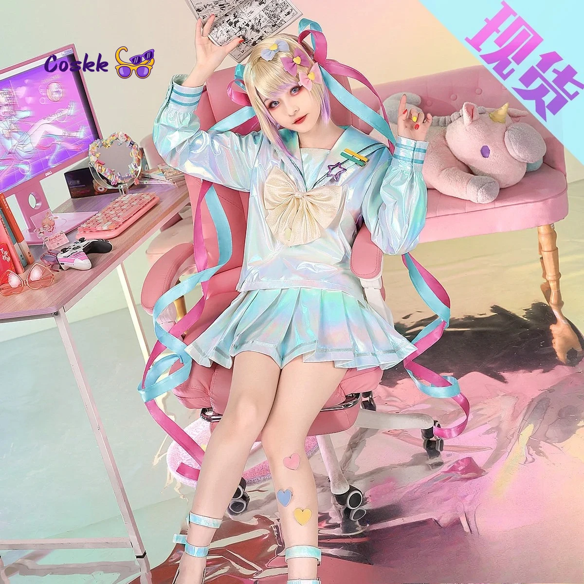 

Ame Chann Cosplay costume Halloween costume Christmas Costume Role Playing Party Comic S-XL 2026 Newly Game Overload