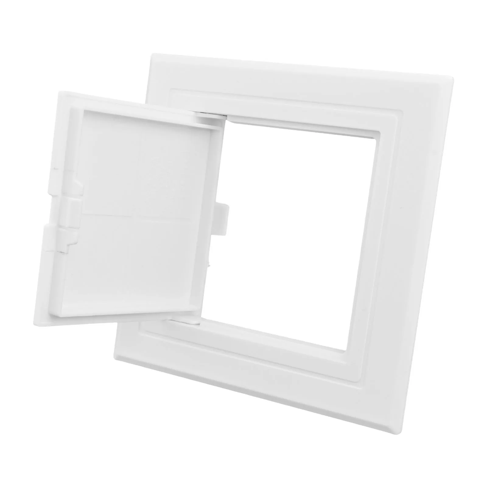 1pc Accessories Panel Inspection Hole ABS Access Doors Wall Ceiling White Hatch Cover Plastic Push-Type Inspection Ports