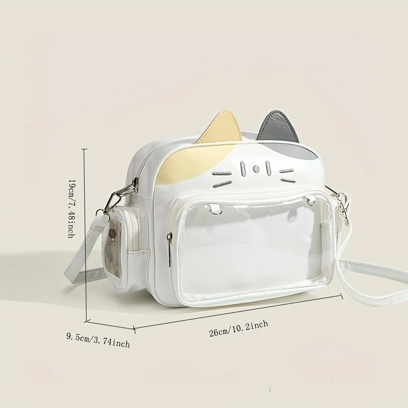 

Mode collège Style femme petit Ita sac chat sacs à dos pour femmes en cuir décontracté Lolita Jk Harajuku sac à bandoulière