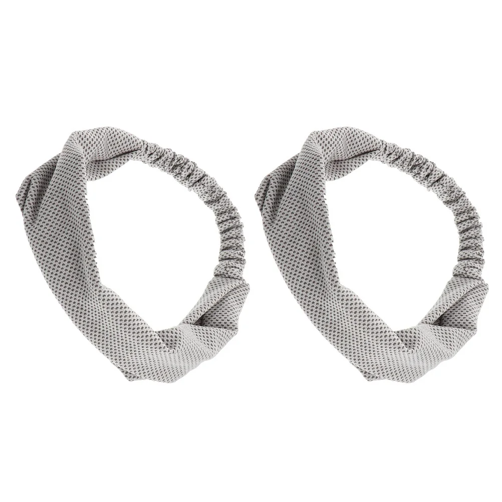 

2 Pcs Headband Men Women Headbands Polyester Cooling Workout
