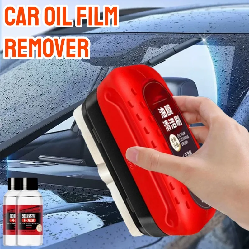 

Car Glass Oil Film Remover Strong Oil Film Stain Removal Glass Sponge Cleaning Brush Windshield Cleaner Special For Automobiles