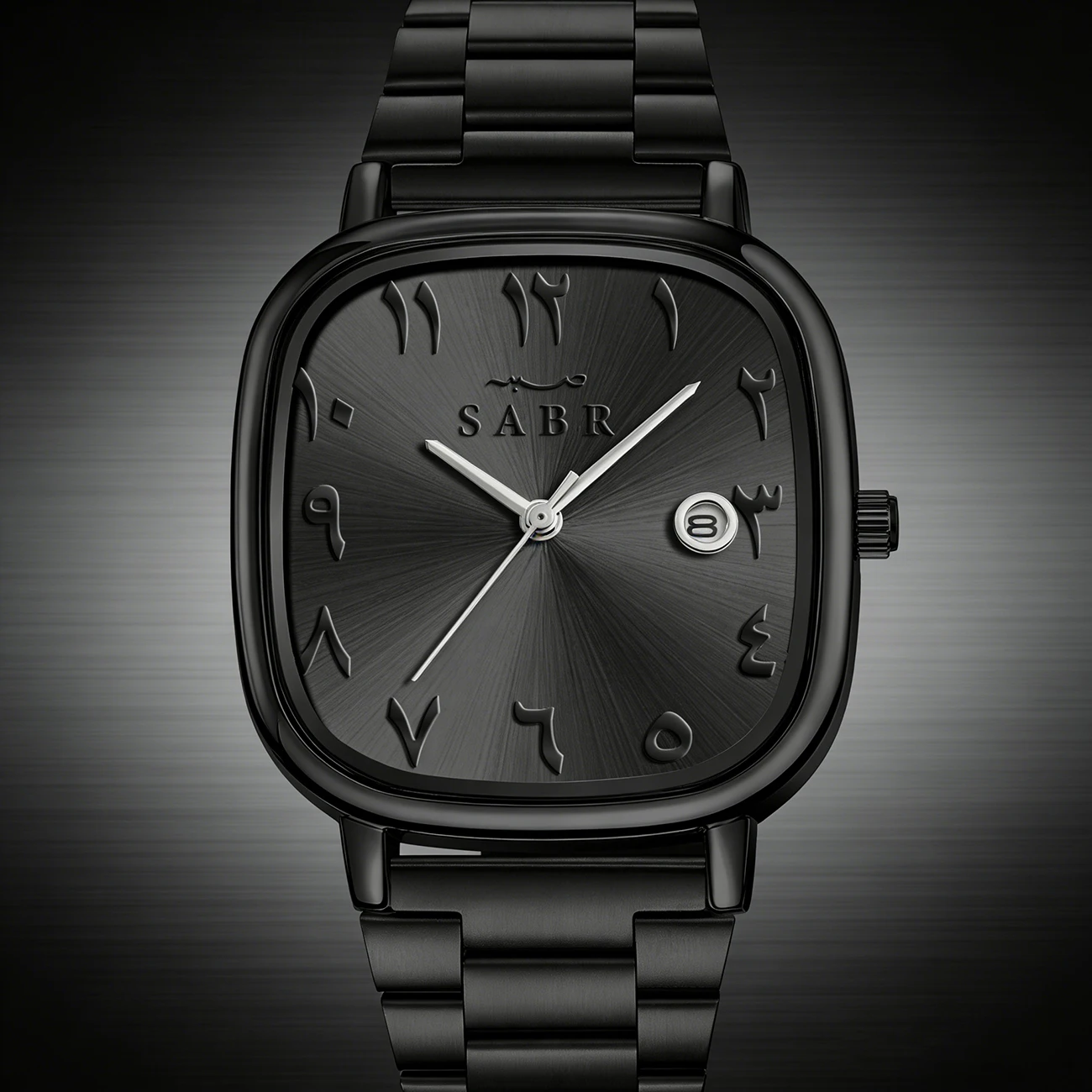 

Роскошные мужские деловые часы с арабскими цифрами, водонепроницаемые, из нержавеющей стали, кварцевые, с календарем