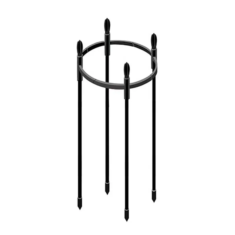 Black Garden Plant Support Cages Obelisk Trellis Growth Support Stand For Climbing Vines And Flowers Outdoor Gardening Rose Tree