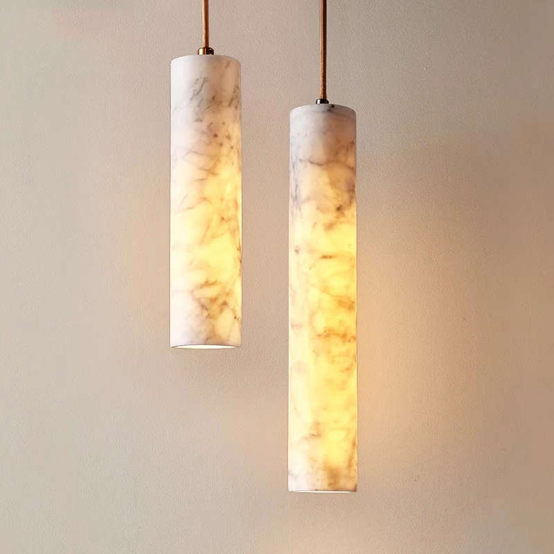 Luxury Kitchen Island Marble Pendant Light Dining Room Decoration Led Light Fixture Home Decor Bedside Hanging Lamps