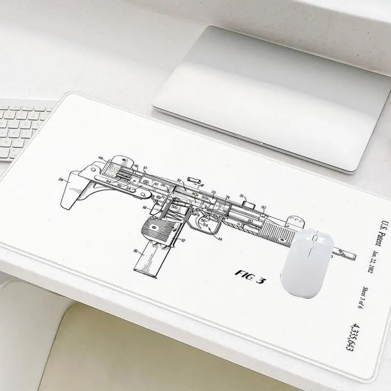 

Non-Slip Rubber Base Gaming Mouse Pad with Stitched Edge for Desk Laptop Computer Office Accessories