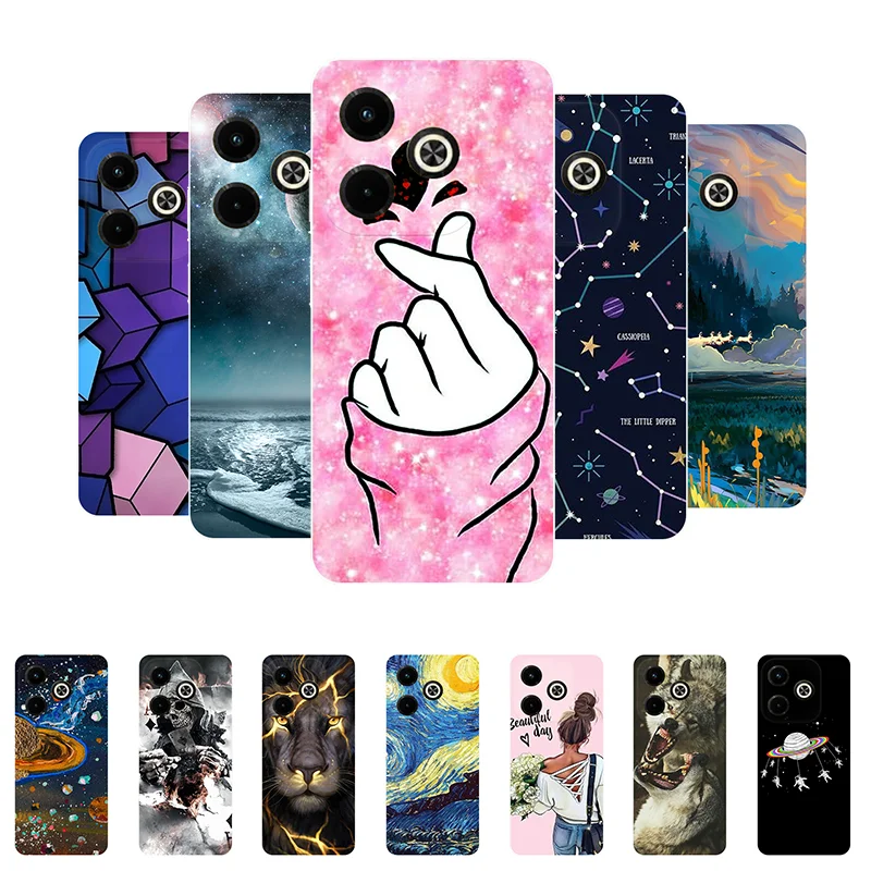 Case For Infinix Hot 40i Cover X6528B Soft Silicone Cute Back Case Covers for Infinix Hot 40i Phone Case Hot40i Funda