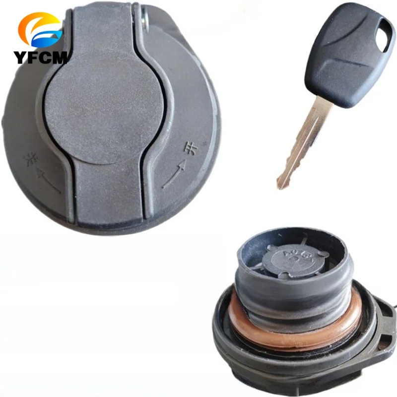 1 PCS Excavator Parts 1103010-T1502 Threaded Locking Fuel Tank Cap For Dongfeng Tuyi T5Q T15