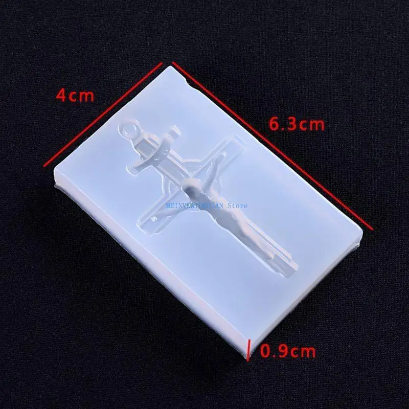 C1FE Epoxy Casting Mould Necklace Jewelry Pendant Making Molds Halloween Xmas DIY