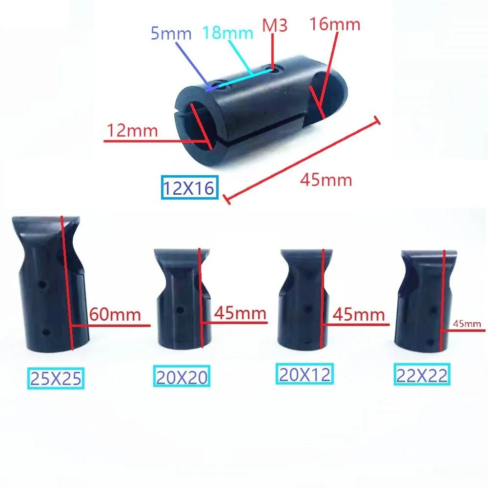 

20/25 Aluminum Alloy Three-way Tripod - Agricultural Planting Aerial Photography Clamp Three-way - Carbon Tube Clamp Drone Tripo