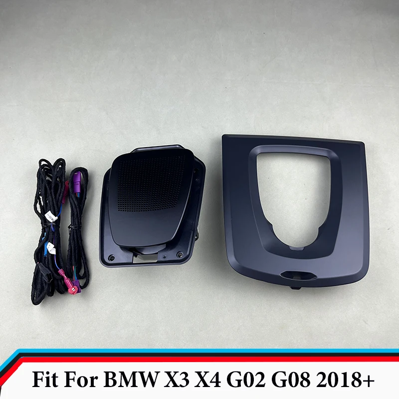 Lift Center Speaker Fit for BMW X3 X4 G02 G08 2018 2019 2020 2021 2022 2023+ LED Decorative Cover Synchronize Original Car Light