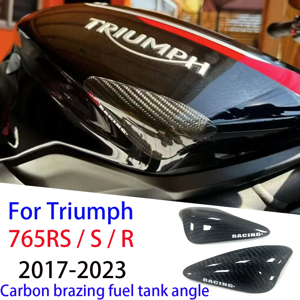 

For Triumph Daytona Moto2 765 / Street Triple 765 S R RS 2017-2022 Carbon Fibre Tank / Tail Sliders