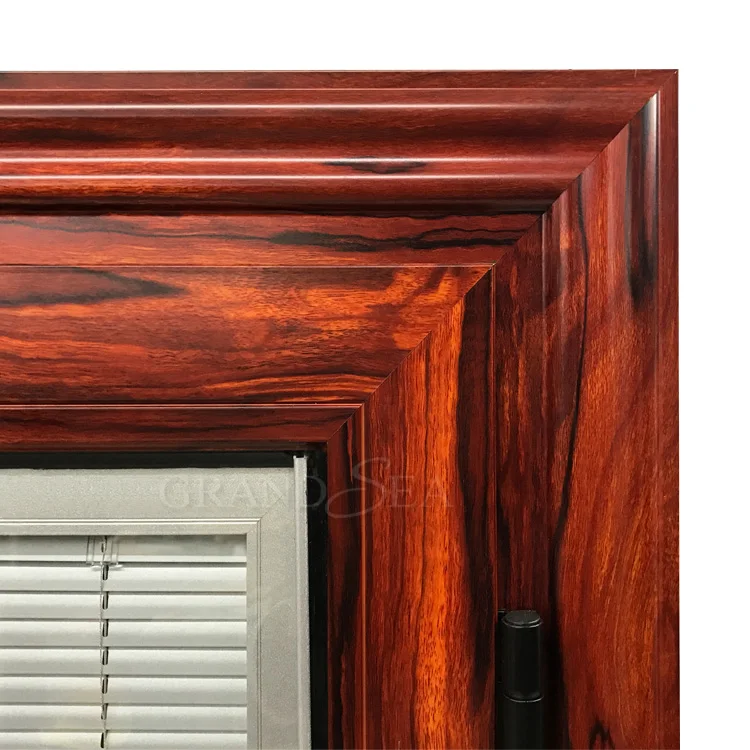 Hot Sale Strong Hurricane Proof Soundproof Aluminum American Casement Window CE Certificate Casement Window