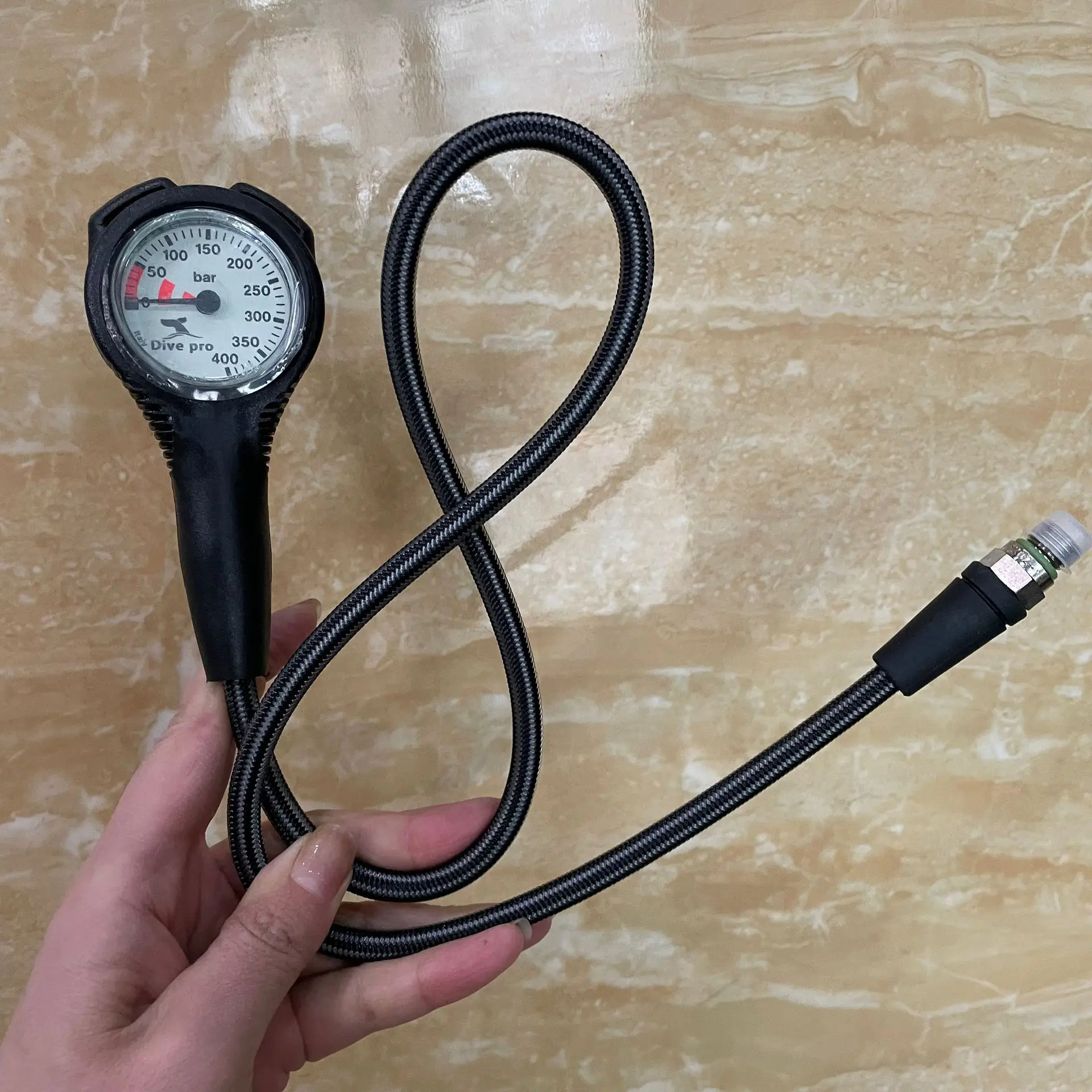 Italian Made Diving Residual Pressure Gauge Single Gauge Diving Instrument Waterproof Pressure Gauge Diving Pressure Meter