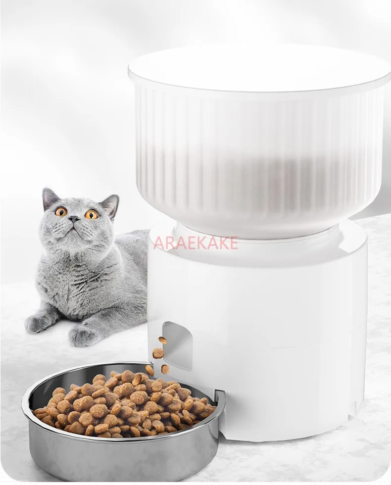 Cat and dog pet intelligent automatic feeder, cat timed and quantitative cat food, dog food self-service feeding machine