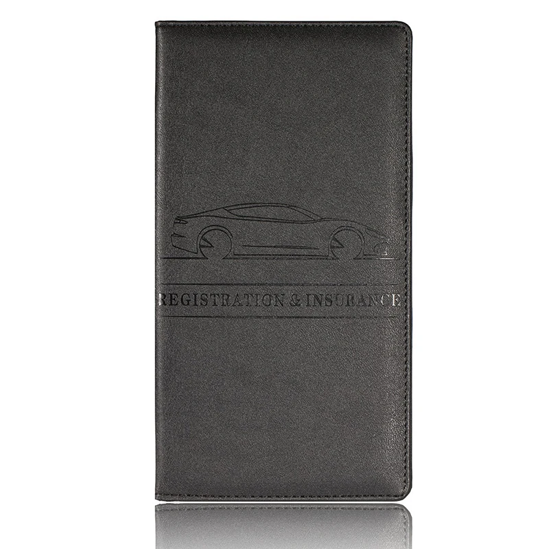 Waterproof Car Registration & Insurance Card Holder, Driver's License Vehicle Document Storage Folder