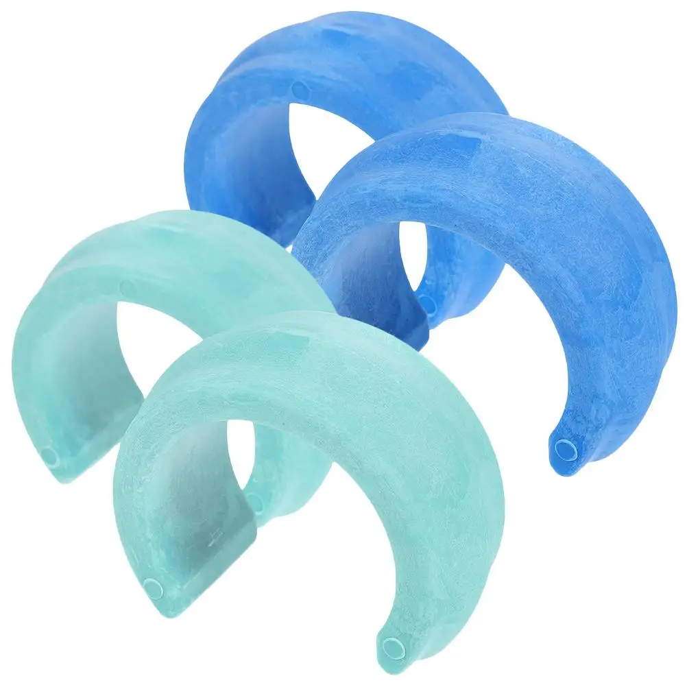 

4 Pcs Swimming Pool Cleaner Hose Weight Block Replacement Part Blue Green Universal Spa Accessory Durable PP Material
