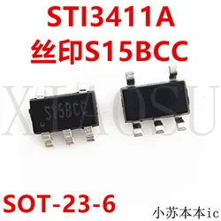 (10-50pcs)100% Original New STI3411A S15B... sot23-5 Chipset