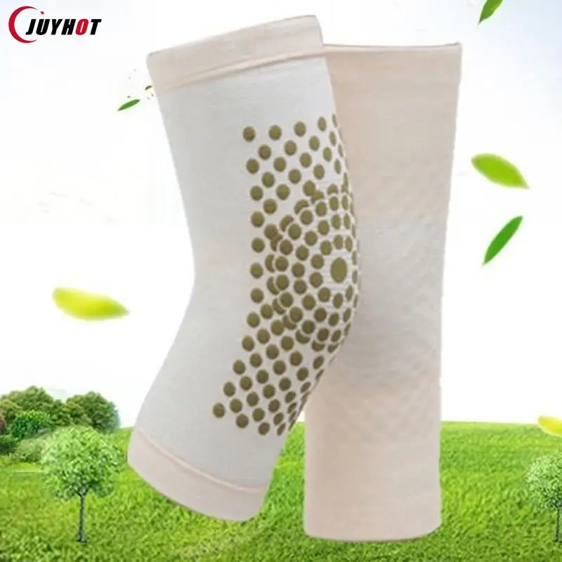 2PCS Self Heating Support Knee Pad Knee Brace for Arthritis Joint Pain Relief Injury Recovery Belt Massager Leg Four Seasons