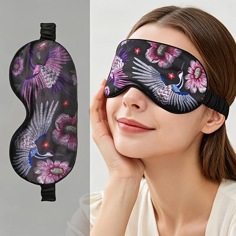 Chinese Style Ice Cold Eye Mask Personalized Fashion Face Masks Convenient Travel Eyeshade Nap Yoga Blindfold Holiday Gift