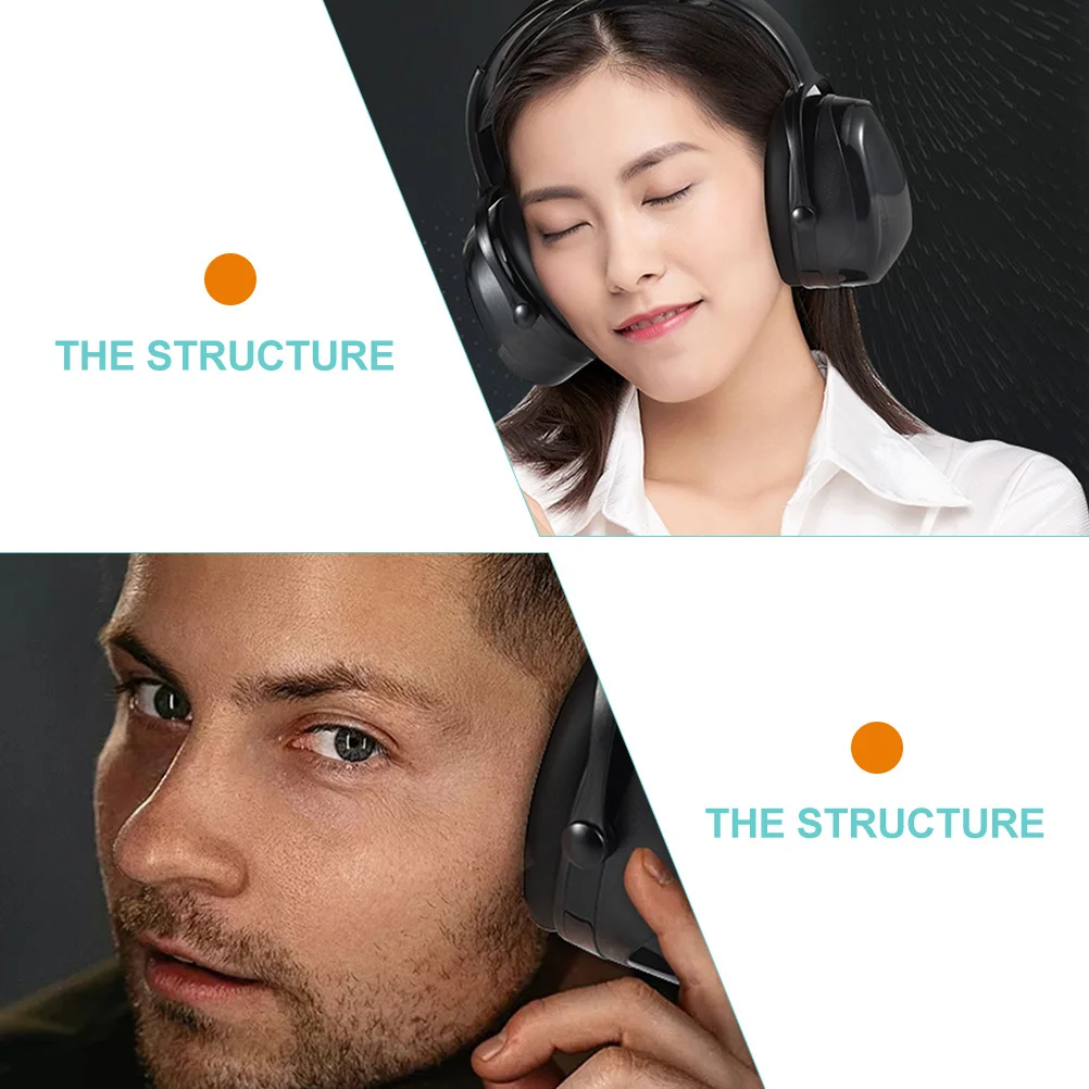 

Soundproof Earmuffs for Children High Strength Impact Resistant Easy to Carry for Sleeping and Daily Use Anti Noise Earmuffs