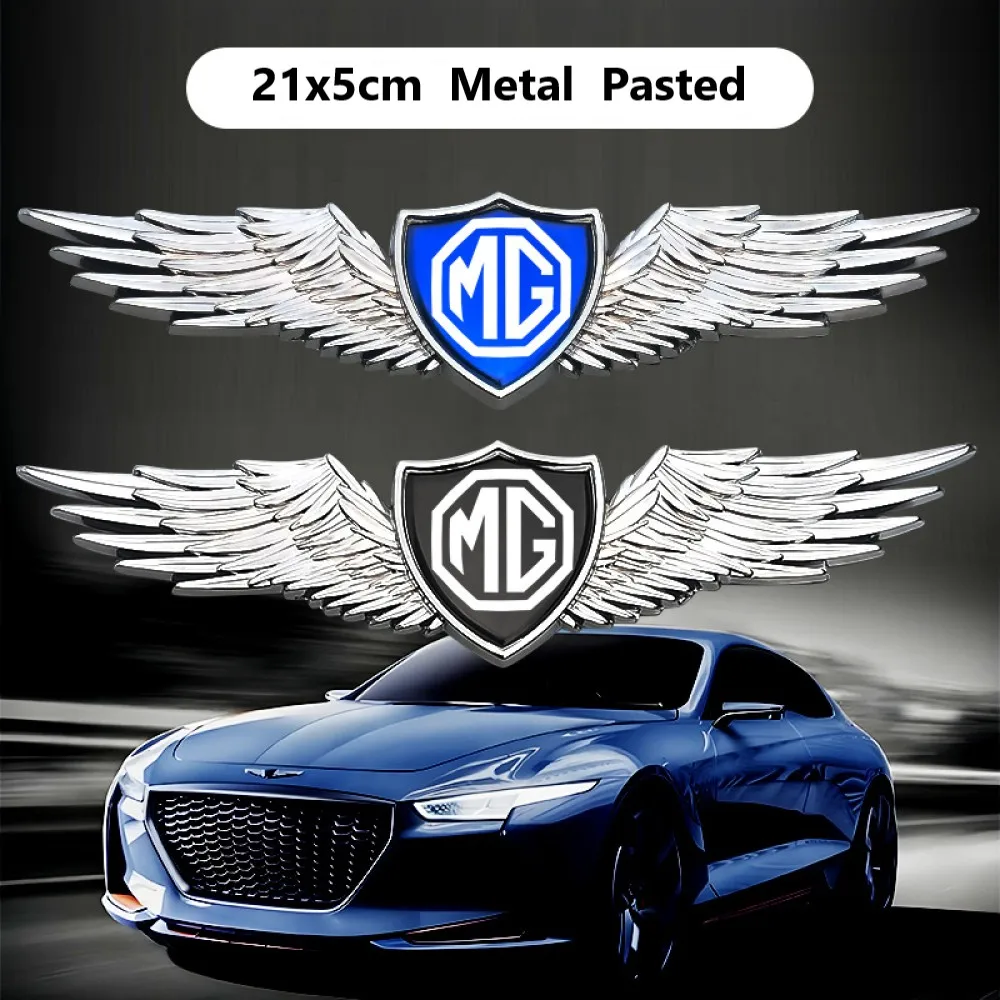 

For MG Car Trophy GS TF ZR ZS ES HS Morris ONE GT 3SW MARVEL EZS MG6 MG3 MG4 MG5 MG7 Front hood Emblem Eagle wing Badge Stickers
