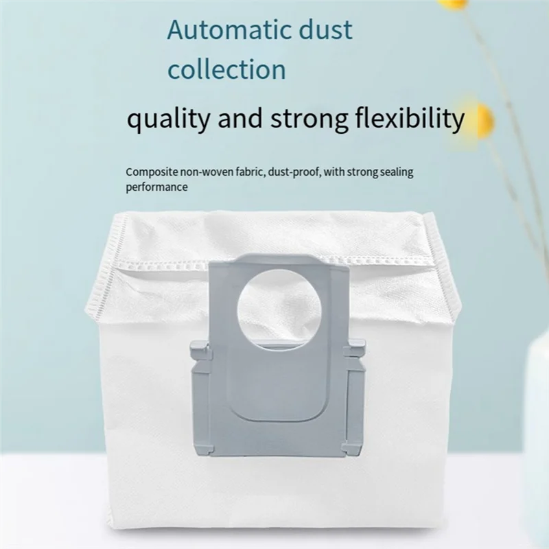 KEOL-Aksesori Pengganti Sikat dan Kantong Debu Premium untuk Penyedot Debu Robot Roborock S7 Maxv Ultra G10S Pro