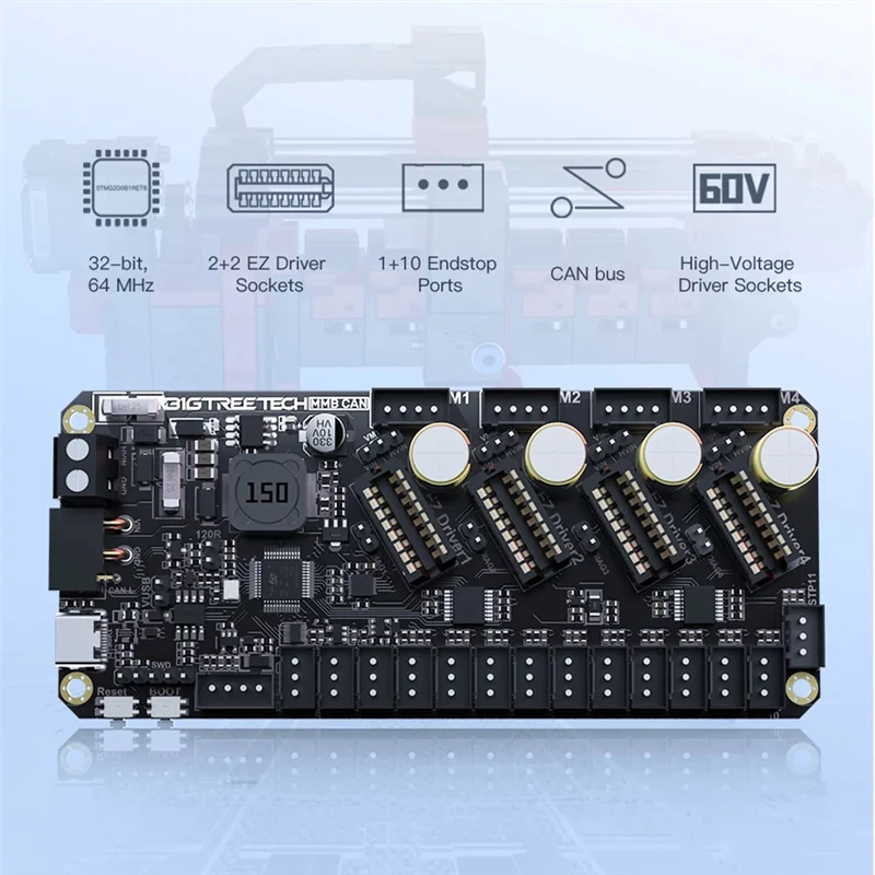 Efficient BIGTREETECH MMB CAN ERCF V1.0 Board Enraged  Carrot Feeder ERCF Control Board For Voron V2.4 Trident DIY AMS Kli