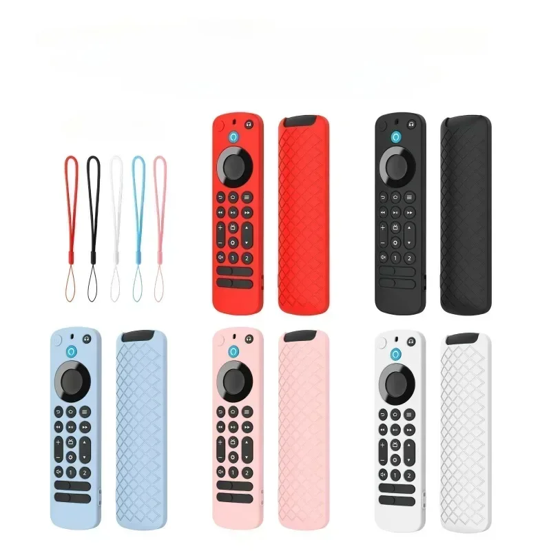 Protective Silicone Case for Alexa Voice Remote Pro Smart TV Remote Control Cover Dustproof Silicone Remote Protector