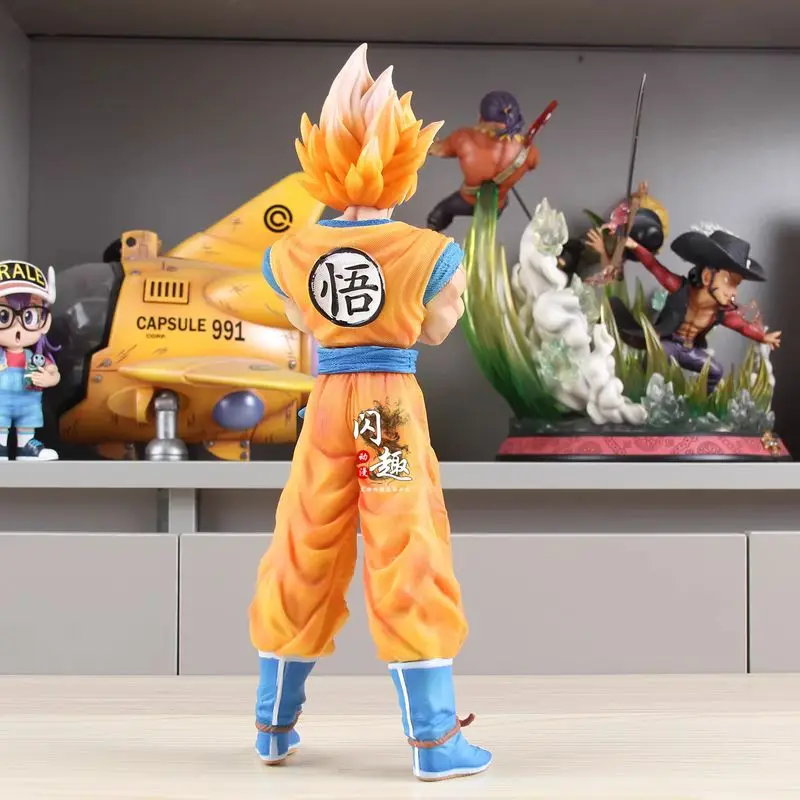 30cm Son Goku modelo Dragon Ball Z figura de acción Anime DBZ Super Saiyan Figuras colección muñeca adornos juguetes regalo para niños