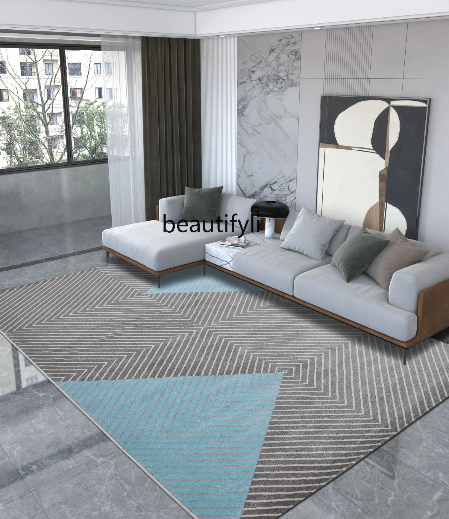 Carpet Light Luxury Modern Simple Italian Nordic Home Study Bedroom Living Room Coffee Table Sofa Blanket