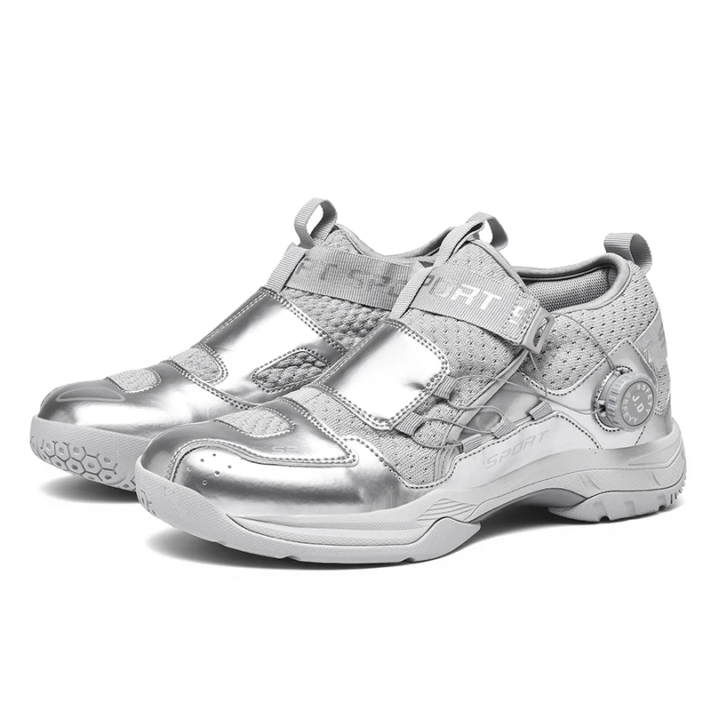 Tige en cuir imperméable, chaussures de sport doublées de polaire pour hommes-chaussures de course légères à semelle souple absorbant les chocs pour l'hiver, studen