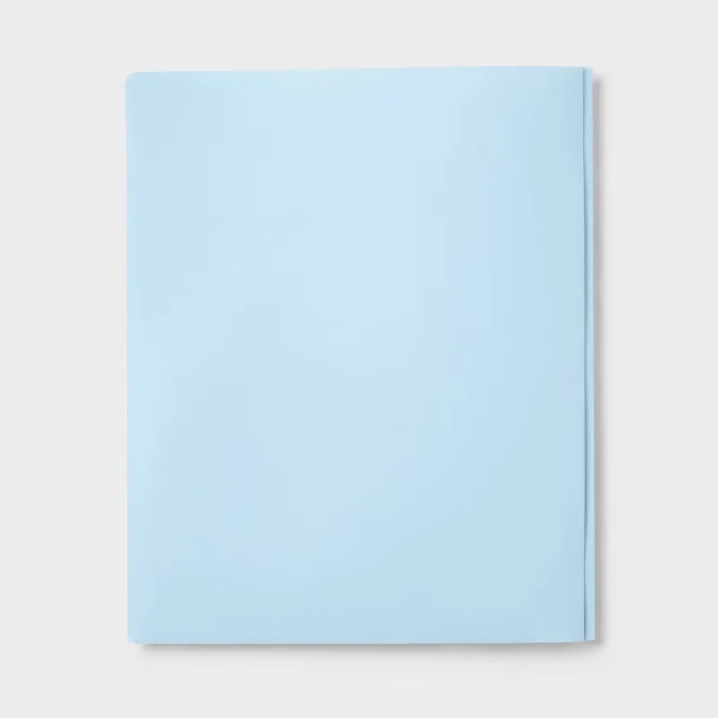 Poly Number 2 Pocket Plastic Folder with Prongs Pastel Purple view 4