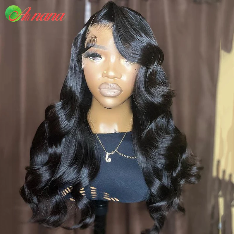 13x6 Lace Front Wig Highlights Ombre Royal Blue Colored Pre-Plucked With Baby Hair Remy Body Wave Human Hair Wig For Black Women