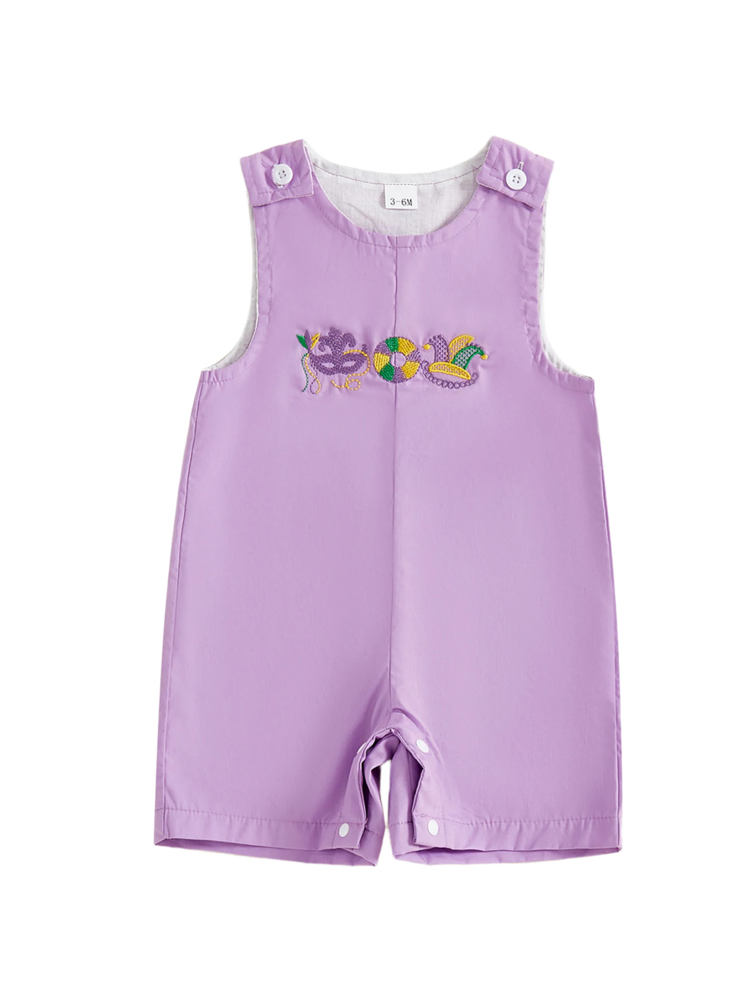 Tutina da bambino a righe arcobaleno con ricamo unicorno, senza maniche, con scollo quadrato, tuta generale per ragazze