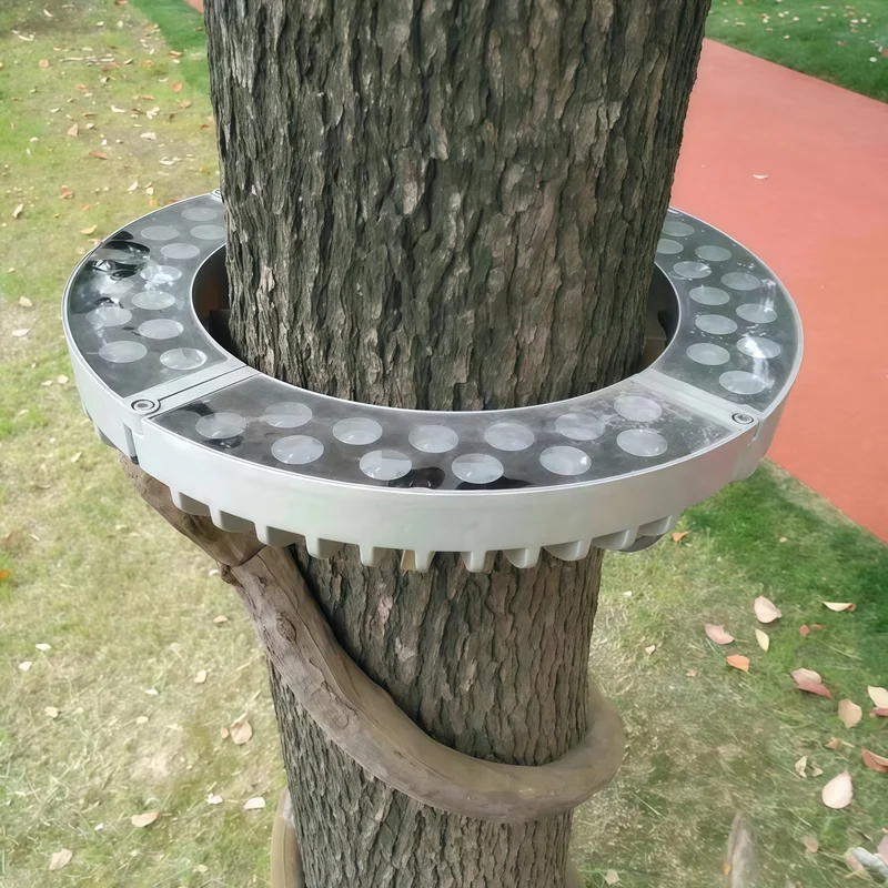 

Led Tree Holding Lamp Tree Hug Lamp Outdoor Waterproof Hoop Light Circular Landscape Lighting Project Light Colorful RGB Lights