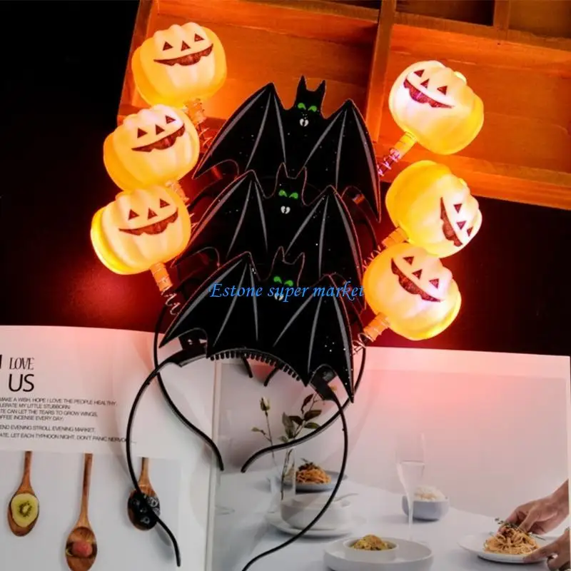 090B Glowing Headband Children for Chrismas Girls Accessories Funny Gifts Interactive Halloween Accessories