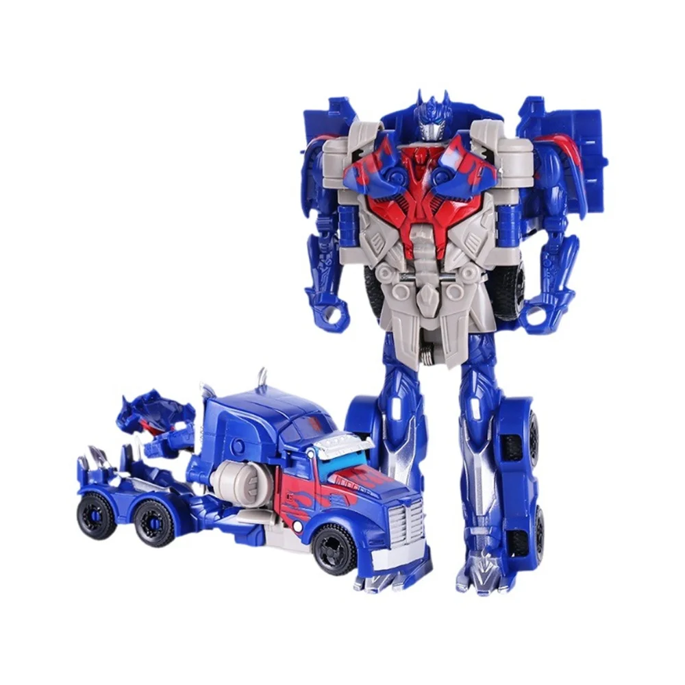 12CM Transformation Robot Kit Toys Models 2 In 1 One Step Model Deformed Car Toy for Boy Gift