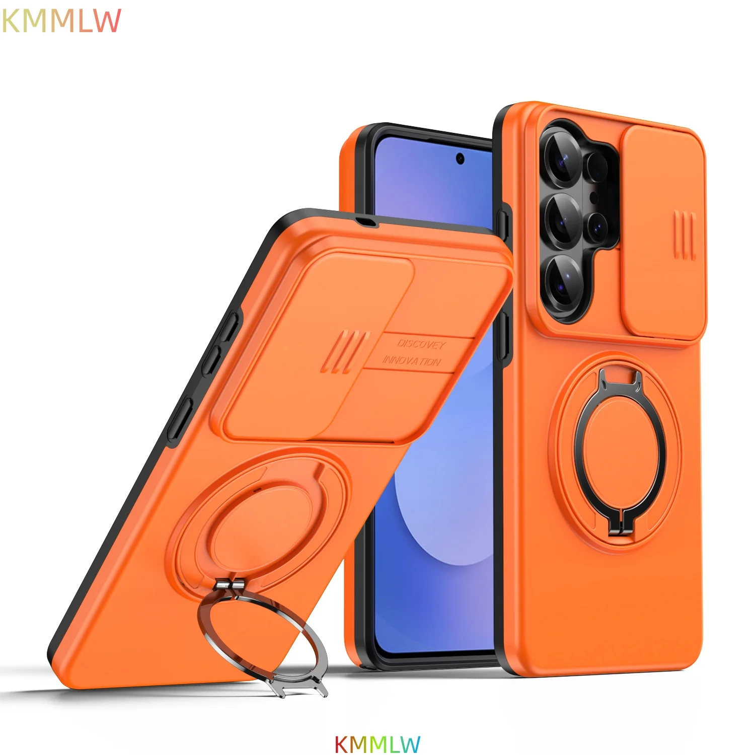 Shockproof For Magsafe Magnetic Case For Samsung Galaxy S26 Ultra S25 S24 Plus S23 Slide Camera Lens Ring Stand Protect Cover