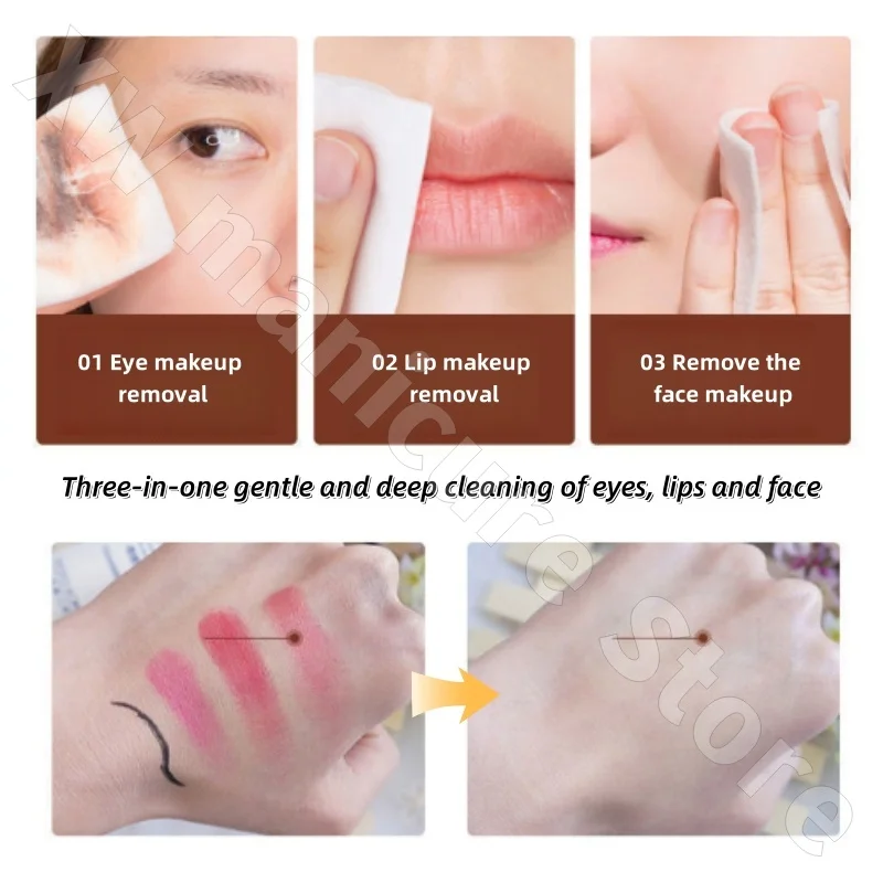 زيت مزيل مكياج الشاي الأسود من Lishu للعيون والشفاه والوجه لطيف للتنظيف العميق والمسام للبشرة الحساسة زيت تنظيف حساس للمياه