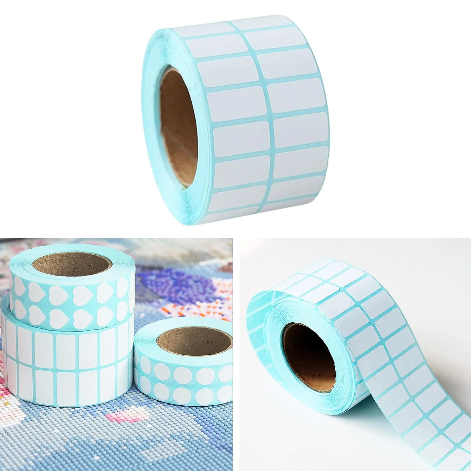 2xDiamond Painting Labels Purpose Label Thermals Label Sticker Roll for DIY Logos Design