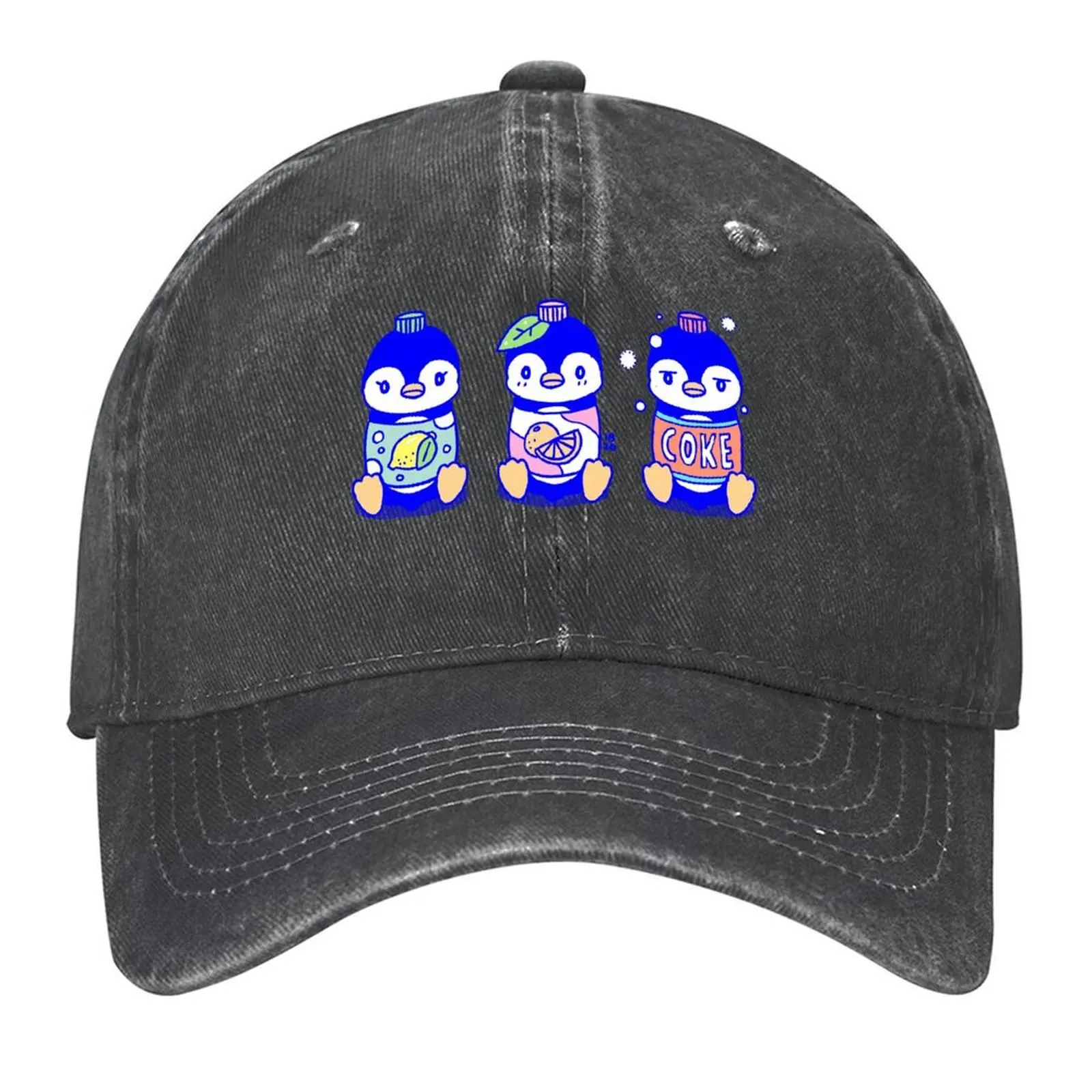 

Fizzy Penguins Baseball Cap New In The Hat Luxury Brand funny hat golf hat genuine Men Caps Women's