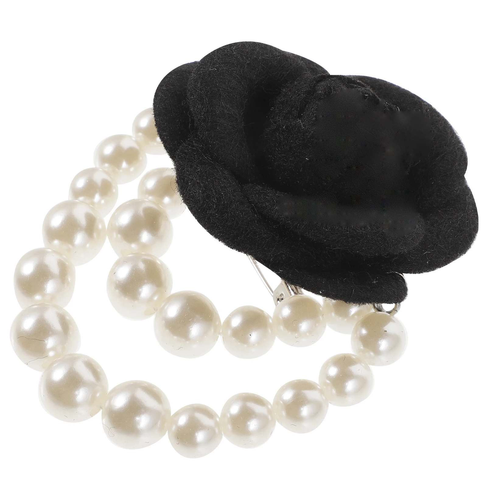 

Pearl Brooch Decorative Flower Pin Cloth Clothes Lapel Women's Floral Corsage Clothing Accessories