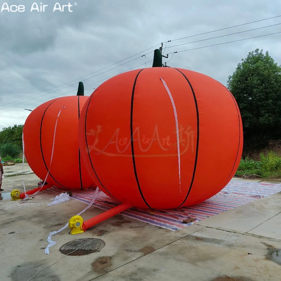 Big Static Inflatable Halloween Pumpkin Jack O Lantern For Yard Mall Festival Outdoor Decoration