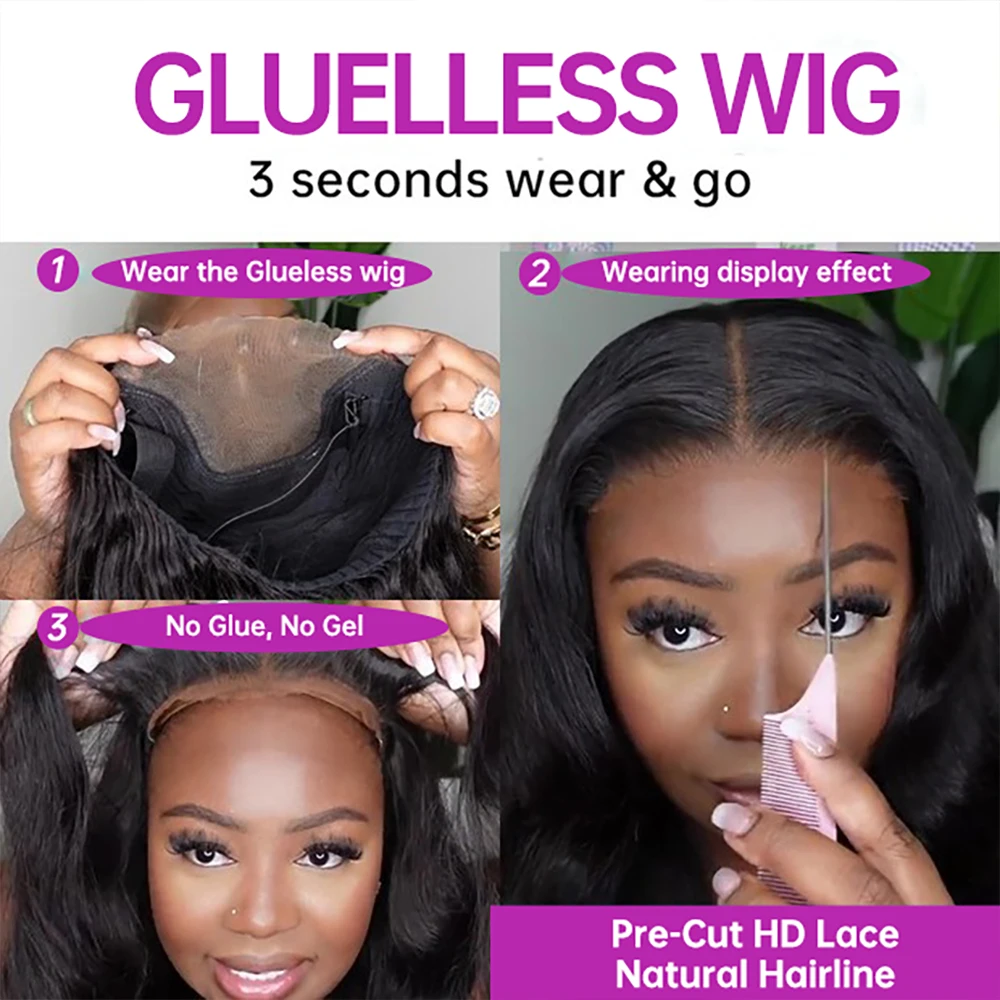 Bone Straight Short Bob Wigs 13x4 13x6 Lace Frontal Human Hair Wigs HD Transparent Lace Glueless Wig Ready to Wear For Women image 5
