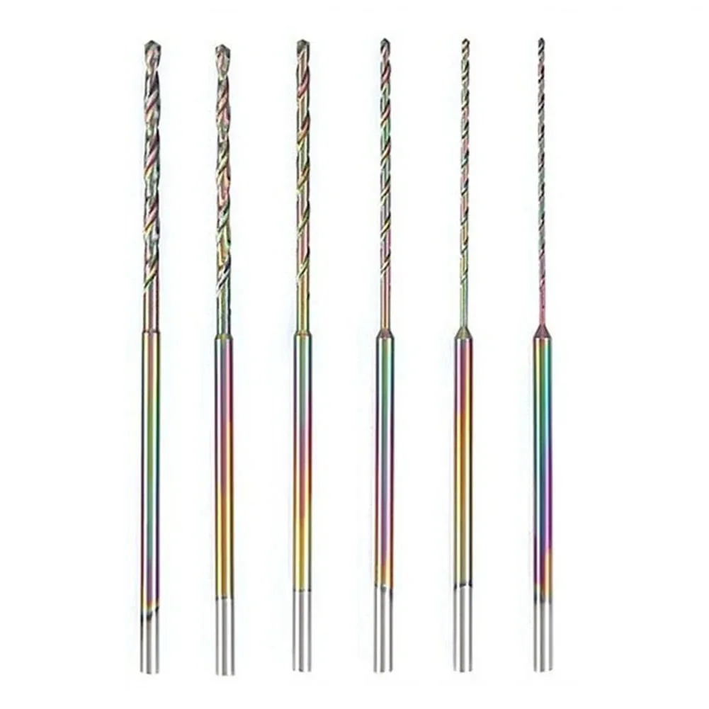 Bit Drill Bit Quenched Rotary Tool Spiral Drill Bit 2.35MM Shank Drilling Punch Needle Hardened Bits High-speed Steel